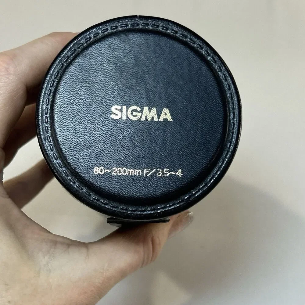 Sigma High Speed 80-200mm Zoom Lens Multi Coated 1:3.5-4 Cannon 52mm Haze1Filter